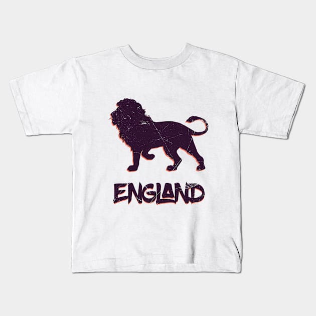 National Animal of England Kids T-Shirt by bluerockproducts